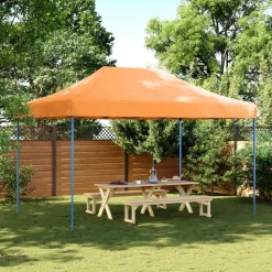 vidaXL Party-Zelt Orange 292 x 440 x 315 cm Oxford-Stoff