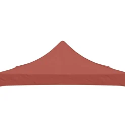 vidaXL Partyzelt-Dach 3x3 m Terrakotta-Rot 270 g/m²