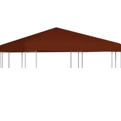vidaXL Pavillondach 310 g / m² 3x3 m Terrakotta