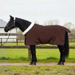 vidaXL Pferdedecke Volles Dunkelbraun 75 cm Polarfleece