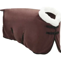 vidaXL Pferdedecke Volles Dunkelbraun 75 cm Polarfleece