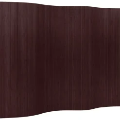 vidaXL Raumteiler Bambus Dunkelbraun Breite 250 cm Höhe 165 cm