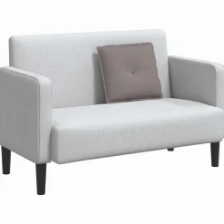 vidaXL Rückenkissen Taupe 50 x 19 x 45 cm Stoff