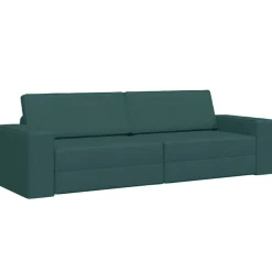 vidaXL Schlafsofa Dunkelgrün 245 x 78 x 77 cm Stoff