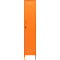 vidaXL Schließfachschrank Orange 35x46x180 cm Stahl