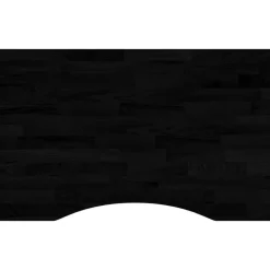 vidaXL Schreibtischplatte Dunkelbraun 80x50x2,5 cm Massivholz Eiche