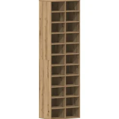 vidaXL Schuhschrank Artisan-Eiche 54x34x183 cm Holzwerkstoff