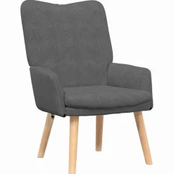 vidaXL Sessel Dunkelgrau 63 x 67 x 94 cm Stoff