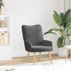 vidaXL Sessel Dunkelgrau 63 x 67 x 94 cm Stoff