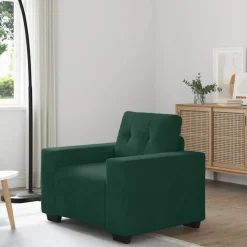 vidaXL Sessel Dunkelgrün 100x78x80 cm Samt