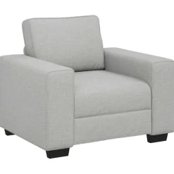vidaXL Sessel Wolkengrau 100x77x82 cm Stoff