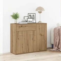 vidaXL Sideboard Artisan-Eiche 88x30x70 cm Holzwerkstoff