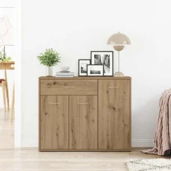 vidaXL Sideboard Artisan-Eiche 88x30x70 cm Holzwerkstoff