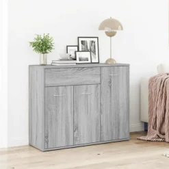 vidaXL Sideboard Grau Sonoma 88x30x70 cm Holzwerkstoff
