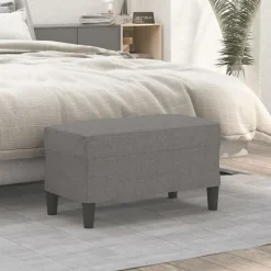 vidaXL Sitzbank Dunkelgrau 70x35x41 cm Stoff