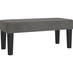 vidaXL Sitzbank Dunkelgrau 70x30x30 cm Samt