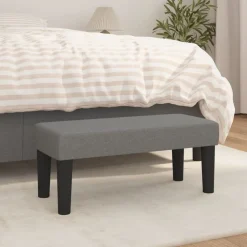 vidaXL Sitzbank Dunkelgrau 70x30x30 cm Stoff