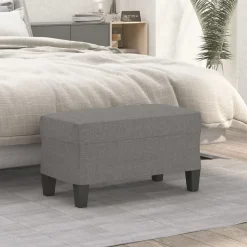 vidaXL Sitzbank Dunkelgrau 70x35x41 cm Stoff