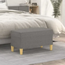vidaXL Sitzbank Dunkelgrau 70x35x41 cm Stoff