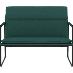 vidaXL Sitzbank Dunkelgrün 100x64x80 cm Stoff