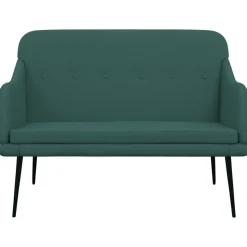 vidaXL Sitzbank Dunkelgrün 110x76x80 cm Stoff