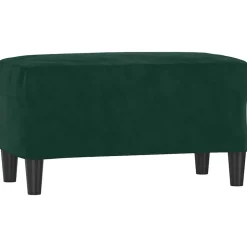 vidaXL Sitzbank Dunkelgrün 70x35x41 cm Samt