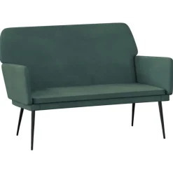 vidaXL Sitzbank Dunkelgrün 108x79x79 cm Samt