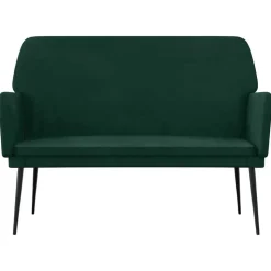vidaXL Sitzbank Dunkelgrün 108x79x79 cm Samt