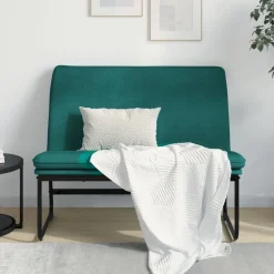 vidaXL Sitzbank Dunkelgrün 100x75x76 cm Stoff