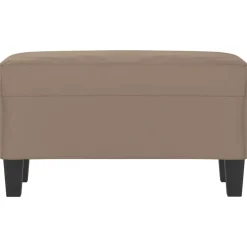 vidaXL Sitzbank Taupe 70x35x41 cm Mikrofasergewebe