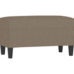vidaXL Sitzbank Taupe 70x35x41 cm Stoff