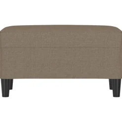 vidaXL Sitzbank Taupe 70x35x41 cm Stoff