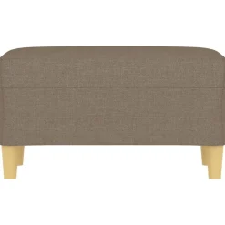 vidaXL Sitzbank Taupe 70x35x41 cm Stoff