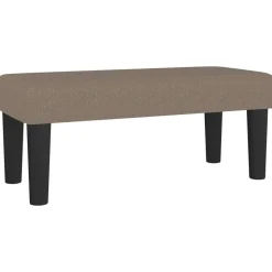 vidaXL Sitzbank Taupe 70x30x30 cm Stoff