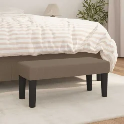 vidaXL Sitzbank Taupe 70x30x30 cm Stoff