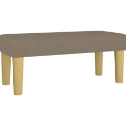 vidaXL Sitzbank Taupe 70x30x30 cm Stoff