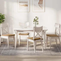 vidaXL Sitzkissen 4 pcs Braun 40 x 40 x 3 cm Samt