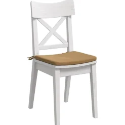 vidaXL Sitzkissen 4 pcs Braun 40 x 40 x 3 cm Samt