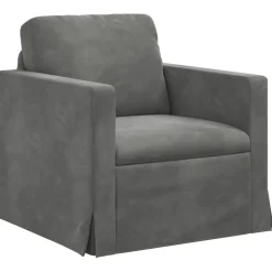 vidaXL Sofa Dunkelgrau 78 x 78 x 80 cm Samt