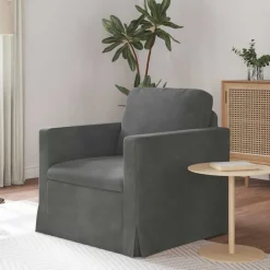 vidaXL Sofa Dunkelgrau 78 x 78 x 80 cm Samt