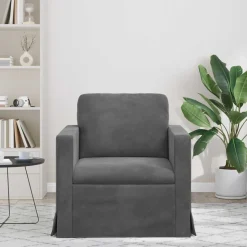 vidaXL Sofa Dunkelgrau 78 x 78 x 80 cm Samt