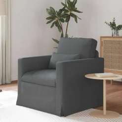vidaXL Sofa Dunkelgrau 78 x 78 x 80 cm Stoff