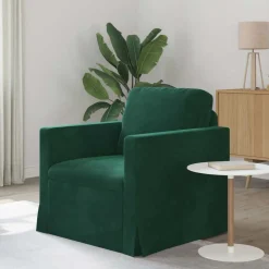 vidaXL Sofa Dunkelgrün 78 x 78 x 80 cm Samt