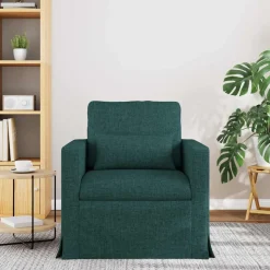 vidaXL Sofa Dunkelgrün 78 x 78 x 80 cm Stoff