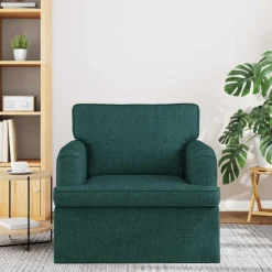 vidaXL Sofa Dunkelgrün 84 x 80 x 85 cm Stoff