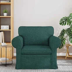 vidaXL Sofa Dunkelgrün 95 x 82 x 80 cm Stoff