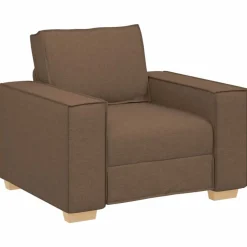 vidaXL Sofa Stuhl Braun 100x78x84 cm Stoff