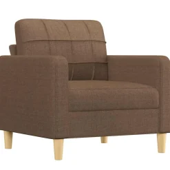 vidaXL Sofasessel Braun 60 cm Stoff