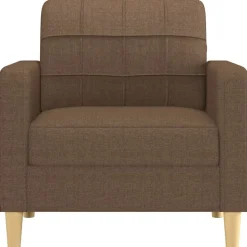 vidaXL Sofasessel Braun 60 cm Stoff