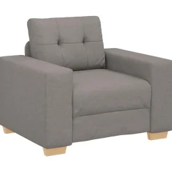 vidaXL Sofasessel Taupe 100x78x80 cm Stoff